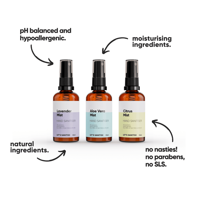 Home Scented Mist Spray Set of 3 - 50ml