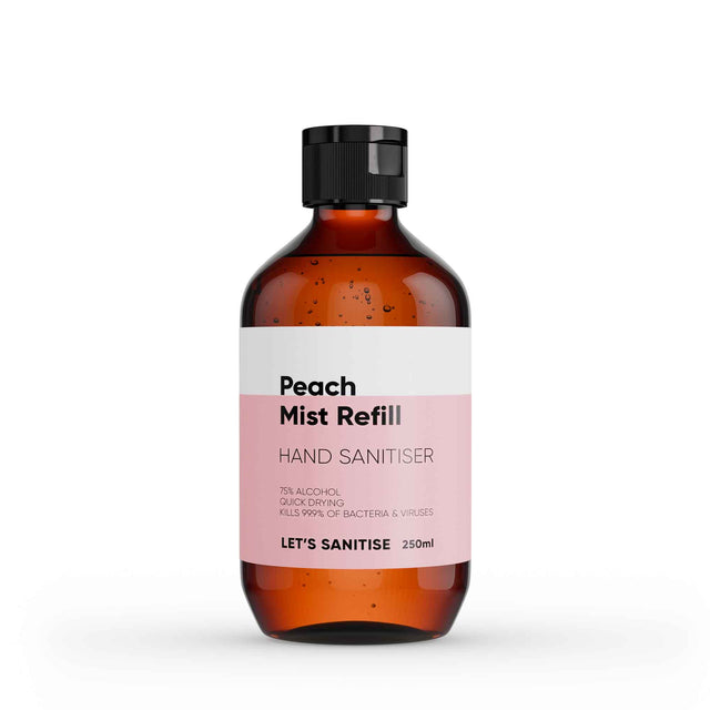 Peach Hand Sanitiser Mist Refill - 250ml