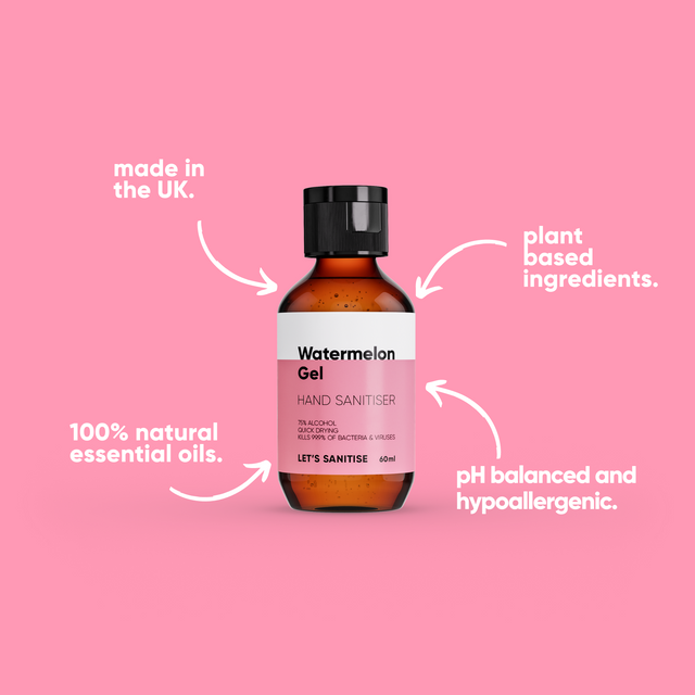 watermelon hand sanitiser gel