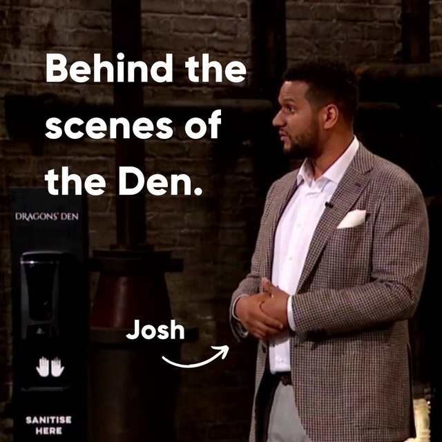 Josh Let's Sanitise Dragons' Den