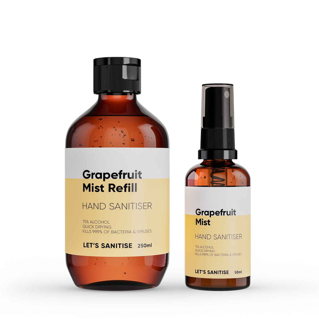 Grapefruit Hand Sanitiser Mist Refill Set