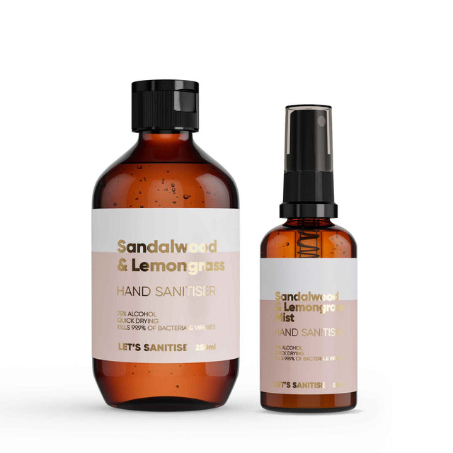 Sandalwood and Lemongrass Mist Refill Set (250ml and 50ml)